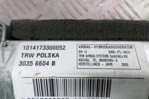 Изображение товара 104836 - 00104836 podushka bezopasnosti sidenya Ford Scorpio 2