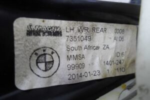 Изображение товара 107364 - 00107364 steklopodemnik zadnij levyj 3