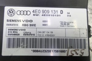 Изображение товара 108925 - 00108925 blok upravleniya sistemy sanktsionirovaniya dostupa i puska dvigatelya 3