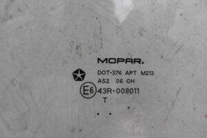 Изображение товара 114278 - 00114278 steklo dveri perednej levoj 1