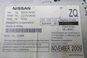 Изображение товара 118456 - 00118456 magnitola Toyota Hiace 3