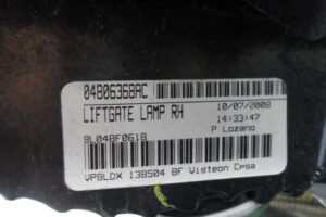 Изображение товара 121497 - 00121497 fonar kryshki pravyj Ford Transit Custom 2