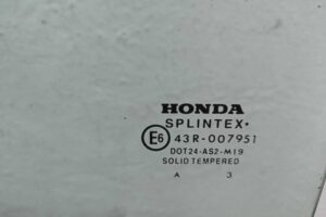 Изображение товара 122818 - 00122818 steklo dveri zadnej levoj Hyundai Matrix 2