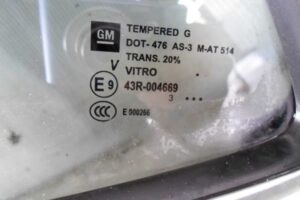 Изображение товара 126755 - 00126755 steklo dveri zadnej levoj 2