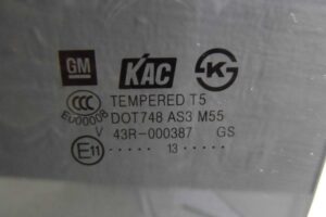 Изображение товара 129791 - 00129791 steklo dveri zadnej levoj 2