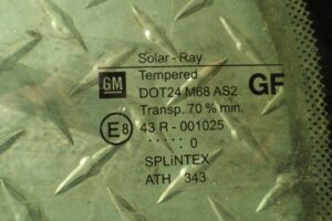 Изображение товара 134834 - 00134834 steklo dveri zadnej levoj Mazda Millenia 2