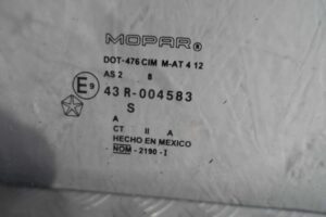 Изображение товара 141283 - 00141283 steklo dveri perednej pravoj Ford Transit Custom 1