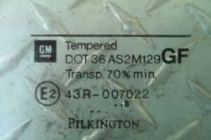 Изображение товара 144667 - 00144667 steklo dveri zadnej pravoj 2