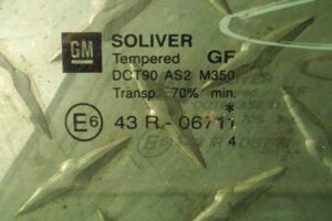 Изображение товара 148337 - 00148337 steklo dveri zadnej levoj Mazda 6 2