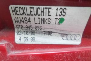 Изображение товара 148454 - 00148454 fonar kryshki levyj 2