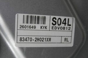 Изображение товара 171360 - 00171360 steklopodemnik zadnij levyj 3