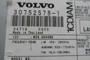 Изображение товара 179667 - 00179667 magnitola Volkswagen Bora 3