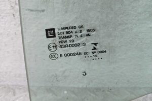 Изображение товара 216363 - 00216363 steklo dveri zadnej levoj 1