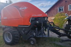 Рулонный пресс-обмотчик KUHN i-BIO IntelliWrap