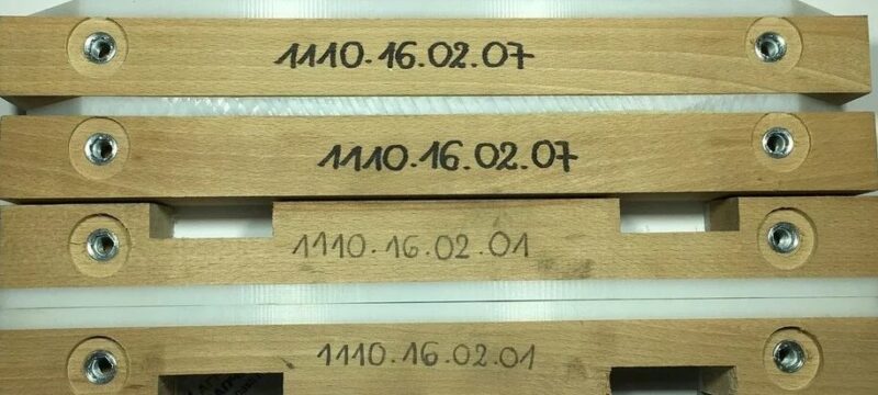 Направляющая поршня Welger AP 41 деревянная (L=450мм, h=50мм, d=60мм)