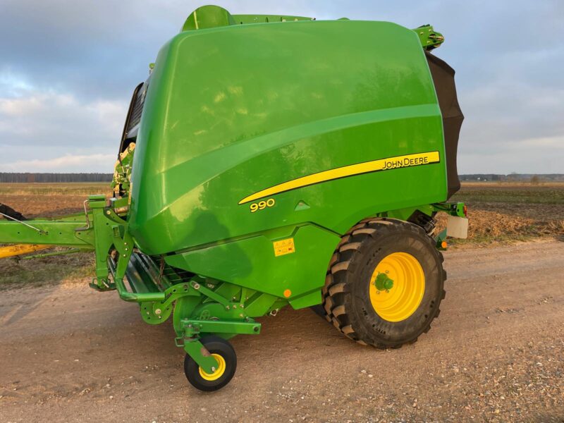 Рулонный пресс-подборщик John Deere 990 Ротор, Сетка, Широкий подборщик