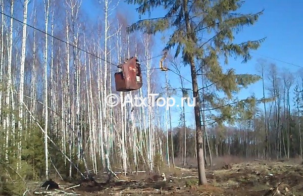 Установка для трелевки леса WooDliner
