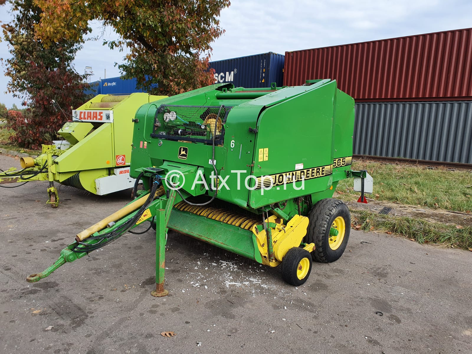 Пресс-подборщик John Deere 565