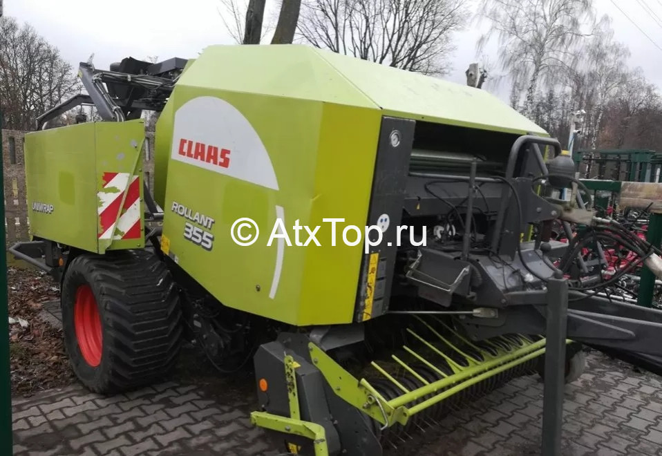 claas rollant 355 uniwrap