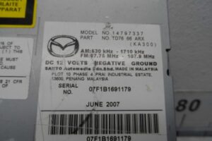 Изображение товара 178076 - 00178076 magnitola Citroen C5 1