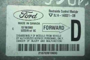 Изображение товара 34031 - 00034031 blok upravleniya podushek bezopasnosti Toyota Yaris