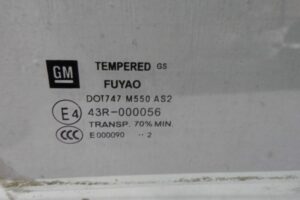 Изображение товара 142931 - 00142931 steklo dveri perednej pravoj 2